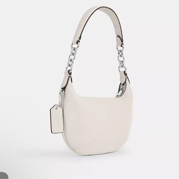 Coach Mini Payton Bag! NWT Silver/Chalk - Picture 6 of 11